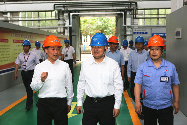 郝鹏参观调查PA集团集团所属企业汽轮机公司